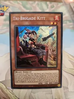 Yu-Gi-Oh! Tri-Brigade Kitt Trading Card Holo Rare MP22-EN006 - Image 1