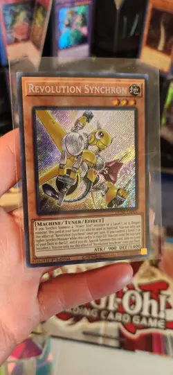 Yu-Gi-Oh Revolution Synchron DUNE-EN002 Card TCG 1st Ed Secret Rare Never Played - Image 1