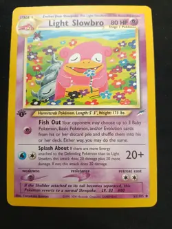 Light Slowbro - Neo Destiny (1st Edition) 051/105 Pokemon Card MP - Image 1