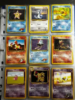 Vintage Pokemon Binder Collectin Lot Wotc 30 Cards Holos Japanese English Lp-hp - Image 2