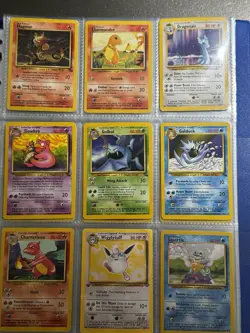 Vintage Pokemon Binder Collectin Lot Wotc 30 Cards Holos Japanese English Lp-hp - Image 3