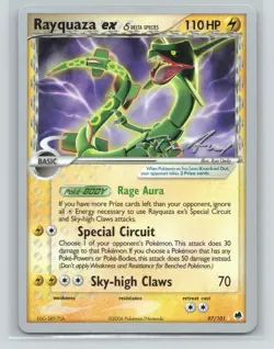 Rayquaza Ex 97/101 Delta Species World Championships 2007 Pokemon Card - Image 1