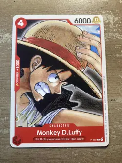 ONE PIECE ENGLISH CARD PROMO MONKEY.D.LUFFY P-022 LP - Image 1