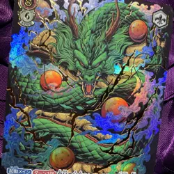 Shenron Green Dragon Ball Z Black Goddess Story Waifu Anime Holo Card - Image 5