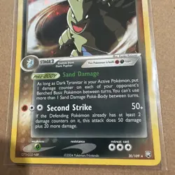 Dark Tyranitar 20/109 EX Team Rocket Returns Holo Rare Pokemon Card - Image 3