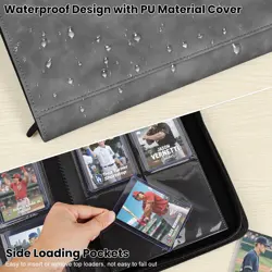 Pokepal Top Loader Card Binder with Sleeves 4 Pocket Holds 112 Top Loaders St... - Image 4