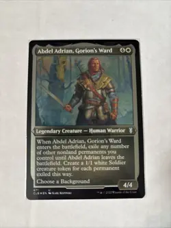 Abdel Adrian, Gorion's Ward (Foil Etched) Commander Legends: Battle for Baldur's - Image 2