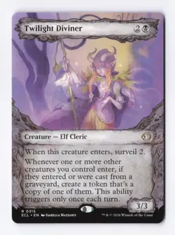 Twilight Diviner (Showcase) 0315 (R) MTG Lorwyn Eclipsed (ECL) - Image 1