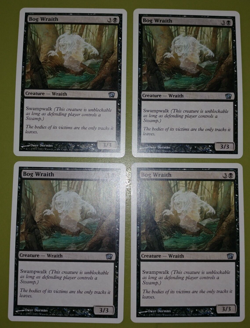 Bog Wraith x4 Eighth Edition 8th 4x Playset Magic the Gathering MTG - Image 1