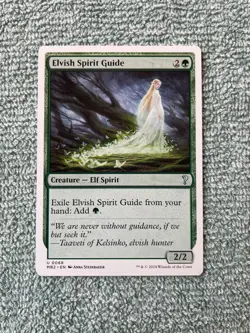 MTG Elvish Spirit Guide NM White Border Mystery Booster 2 U 0068 MB2 EDH Legacy - Image 1