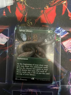 Sylvan Library (Borderless) Dominaria Remastered Regular - Image 1