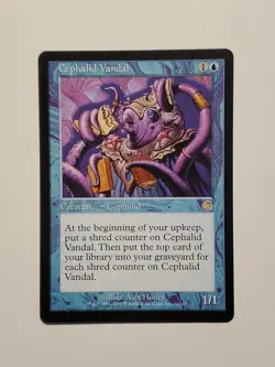 MtG Cephalid Vandal LP x1 - Torment - Image 1