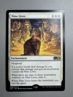 Nine Lives | Core Set 2021 | #28 | R | NM - Image 1