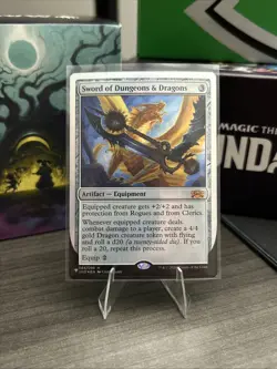 1x Sword of Dungeons & Dragons - Foil - 084/096 MTG NM Magic Foil - Image 1