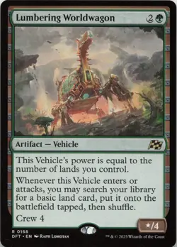 Lumbering Worldwagon R Aetherdrift 168 LP-NM - Image 1