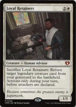 Loyal Retainers M Commander Masters 39 NM MTG - Image 1
