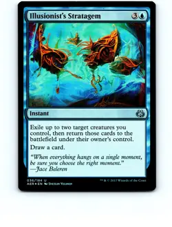 Illusionist's Stratagem Uncommon Aether Revolt MTG Foil NP Near Mint or Better - Image 1