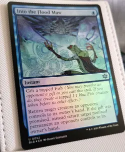 MTG Into The Flood Maw Foil Bloomburrow 0052 Near Mint - Image 1