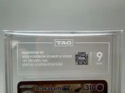2023 Pokemon Alakazam Ex 201/165 Scarlet & Violet 151 Holo SIR TAG 9 MINT - Image 3