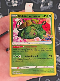 Radiant Venusaur 004/078 Pokemon GO TCG Set Holo - NM - Image 3