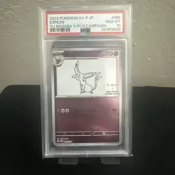 Pokemon Espeon Yu Nagaba Reverse Holo Promo 066/SV-P - PSA 10 Gem Mint - Image 1