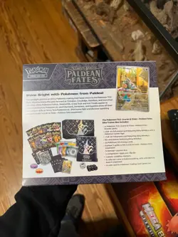 Paldean Fates Pokemon Center Elite Trainer Box - Factory Sealed - Image 3
