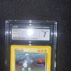 Pokemon 1st Edition Base French Magneti (Magnemite) French 53/102 MINT Wizards - Image 3