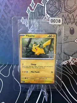 Pikachu 25/165 (Holiday Calendar) Stamped Pokemon Scarlet & Violet 151 [SEALED] - Image 1