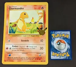 Charmander 46/102 JUMBO DAMAGED PROMO Pokemon TCG First Partner Pack Stamped - Image 1