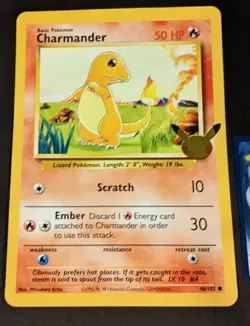 Charmander 46/102 JUMBO DAMAGED PROMO Pokemon TCG First Partner Pack Stamped - Image 3