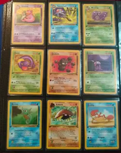POKEMON SET FOSSIL 1ST EDITION COMMON AND UNCOMMON KABUTO ENG NEAR MINT NO HOLO - Image 3