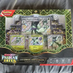 pokemon paldean fates premium collection box- Meowscarada Ex - Image 1