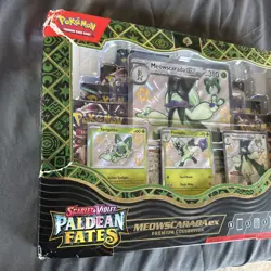 pokemon paldean fates premium collection box- Meowscarada Ex - Image 2