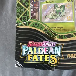 pokemon paldean fates premium collection box- Meowscarada Ex - Image 4