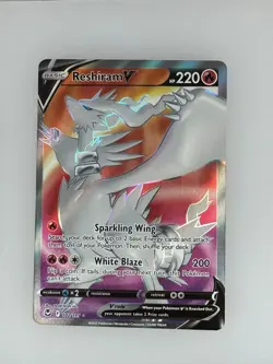 2022 Pokemon Silver Tempest Reshiram V 172/195 NM - Image 1