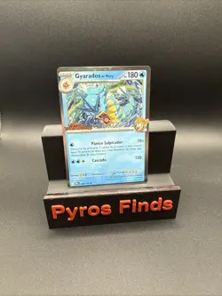 Pokemon Destined Rivals SPANISH Misty's Gyarados Stamped Promo 49/182 NEAR MINT - Image 1