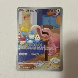 Lickitung 180/162 Temporal Forces Illustration Rare Ultra Rare Holo Pokemon - Image 1