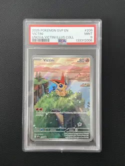 Pokemon TCG Victini Promo Scarlet And Violet PSA 9 - Image 1