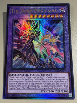 Yugioh Asian English ES01-AE021 The Dark Magicians Ultimate rare Near Mint - Image 4