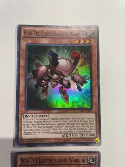 Beta The Electromagnet Warrior X2- SDMY-EN002 - Super Rare - 1st Edition Yugioh - Image 2