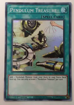 Yugioh Pendulum Treasure DAMA-EN068 Super Rare 1st Edition Near Mint - Image 1