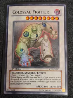Yugioh: Colossal Fighter - 5DS1-EN043 - Super Rare - 1st Edition - MP - Image 1