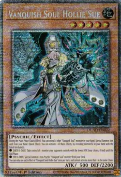 Yugioh! Vanquish Soul Hollie Sue - DUAD-EN022 - Starlight Rare - 1st Edition Nea - Image 1