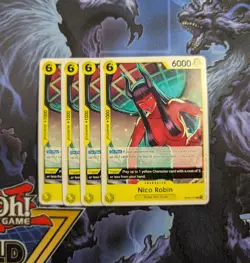 Nico Robin (LT-01 Reprint) x4 - OP09-107 - Rare - One Piece CCG - Non-Foil - NM - Image 1