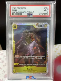 2023 One Piece Sanji Kingdoms Of Intrigue #104 PSA 9 - Image 1