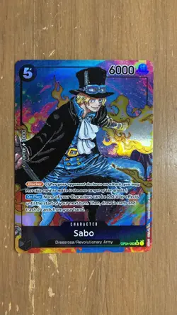 Sabo (OP04-083) (Alternate Art) Kingdoms of Intrigue (OP04) One Piece Parallel⚓ - Image 1