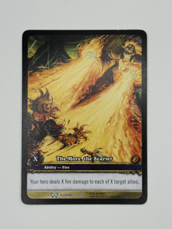 World of Warcraft TCG Illidan 51/252 Extended Art The More, the Scarier - Image 1