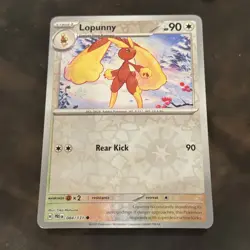 Lopunny 084/131 Pokemon Card Pokemon TCG Holo - Image 1