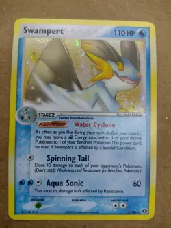 Pokemon Card Swampert EX Emerald Holo Rare 11/106 Excellent - Near Mint - Image 1