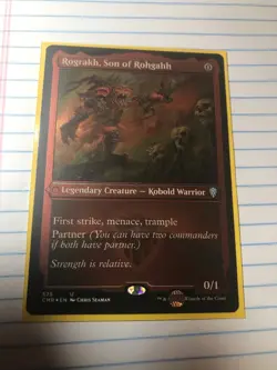 MTG Rograkh, Son of Rohgahh (Etched Foil) Commander Legends #575 NM - Image 1